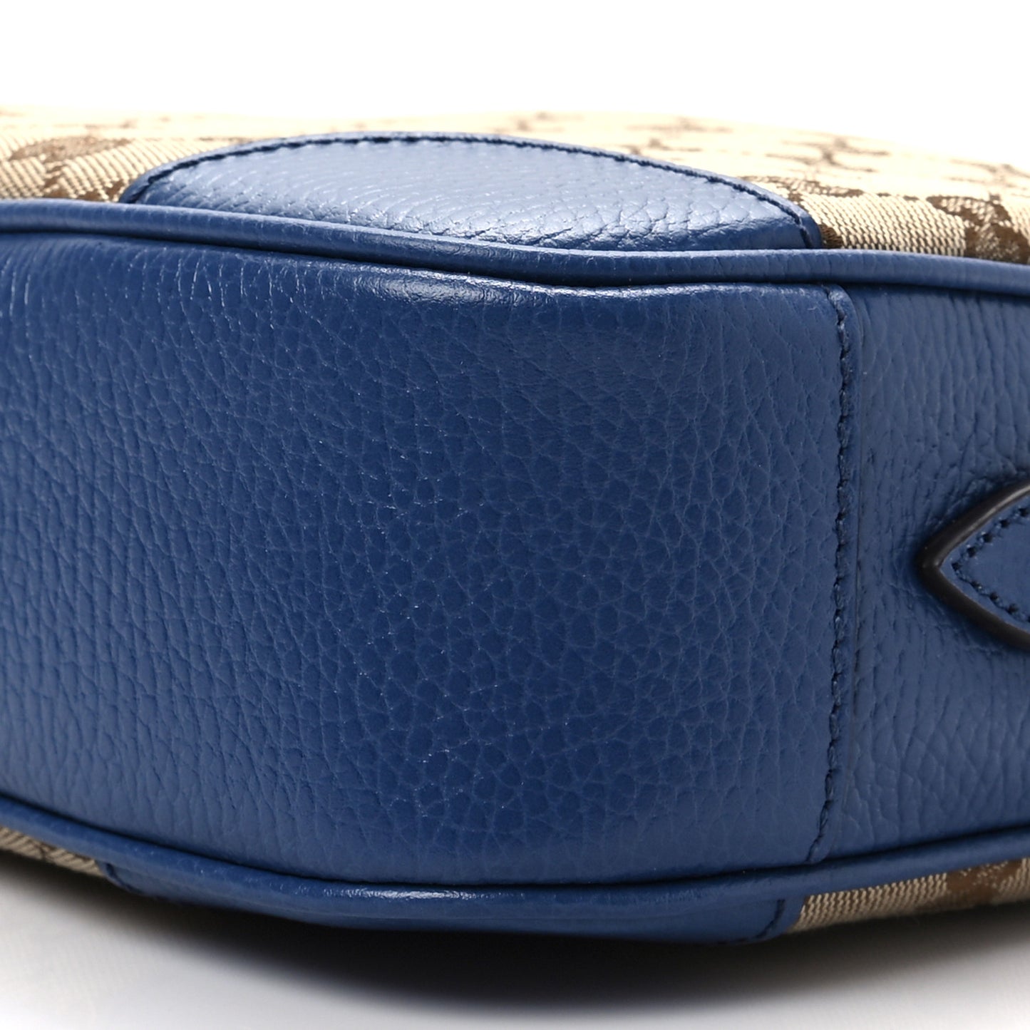 Monogram Dollar Calfskin Mini Bree Messenger Bag Beige Ebony Caspian