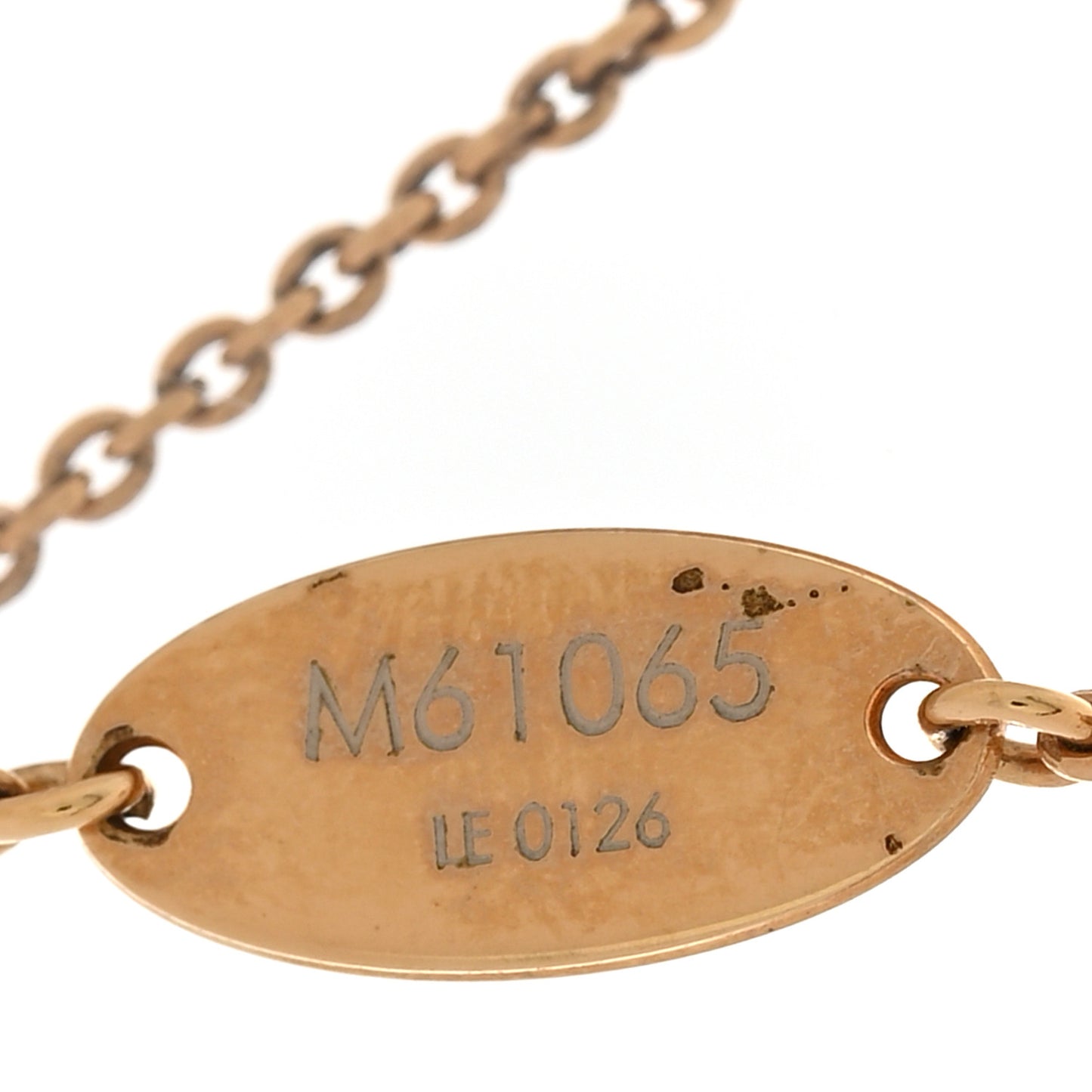 LV And Me Letter J Necklace Gold