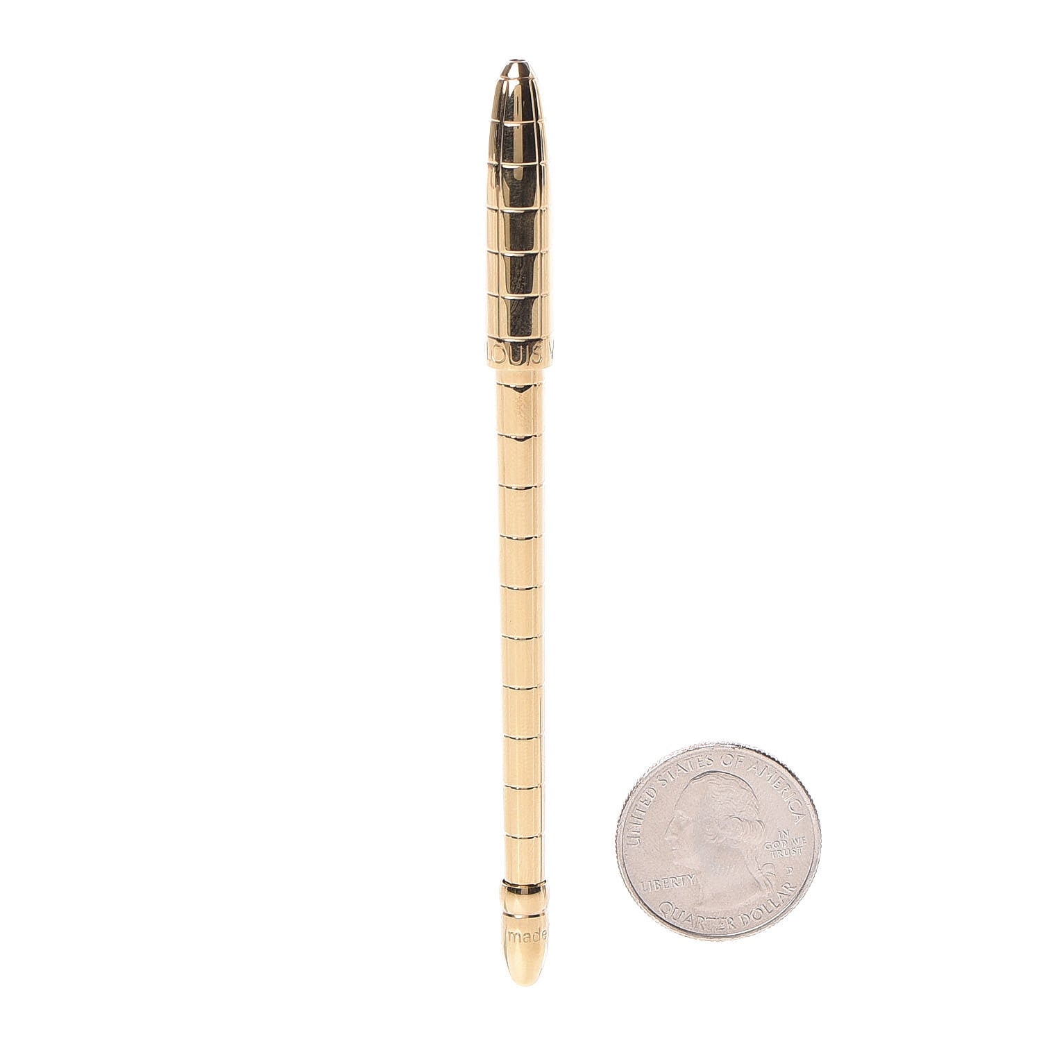 Louis Vuitton Agenda Ballpoint Pen Gold 2 of 6