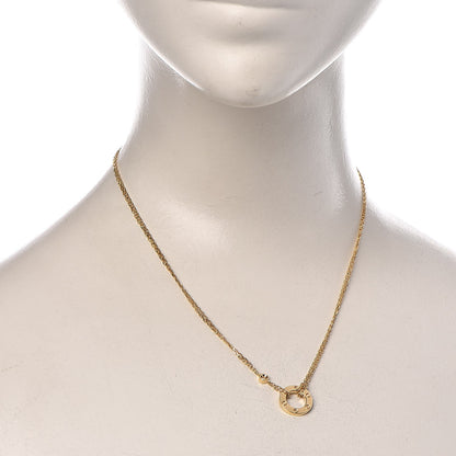 Cartier 18K Yellow Gold 2 Diamond LOVE Necklace 2 of 8