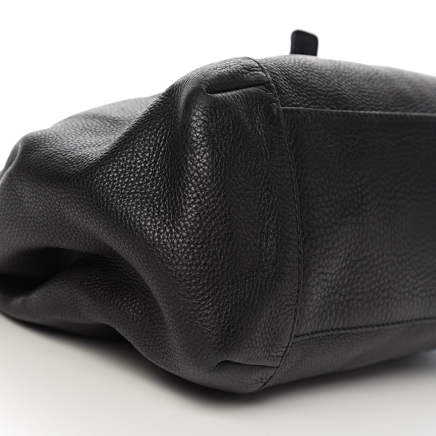 Gucci Pebbled Calfskin Medium Greenwich Shoulder Bag Black 8 of 10