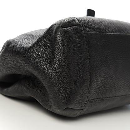 Gucci Pebbled Calfskin Medium Greenwich Shoulder Bag Black 8 of 10