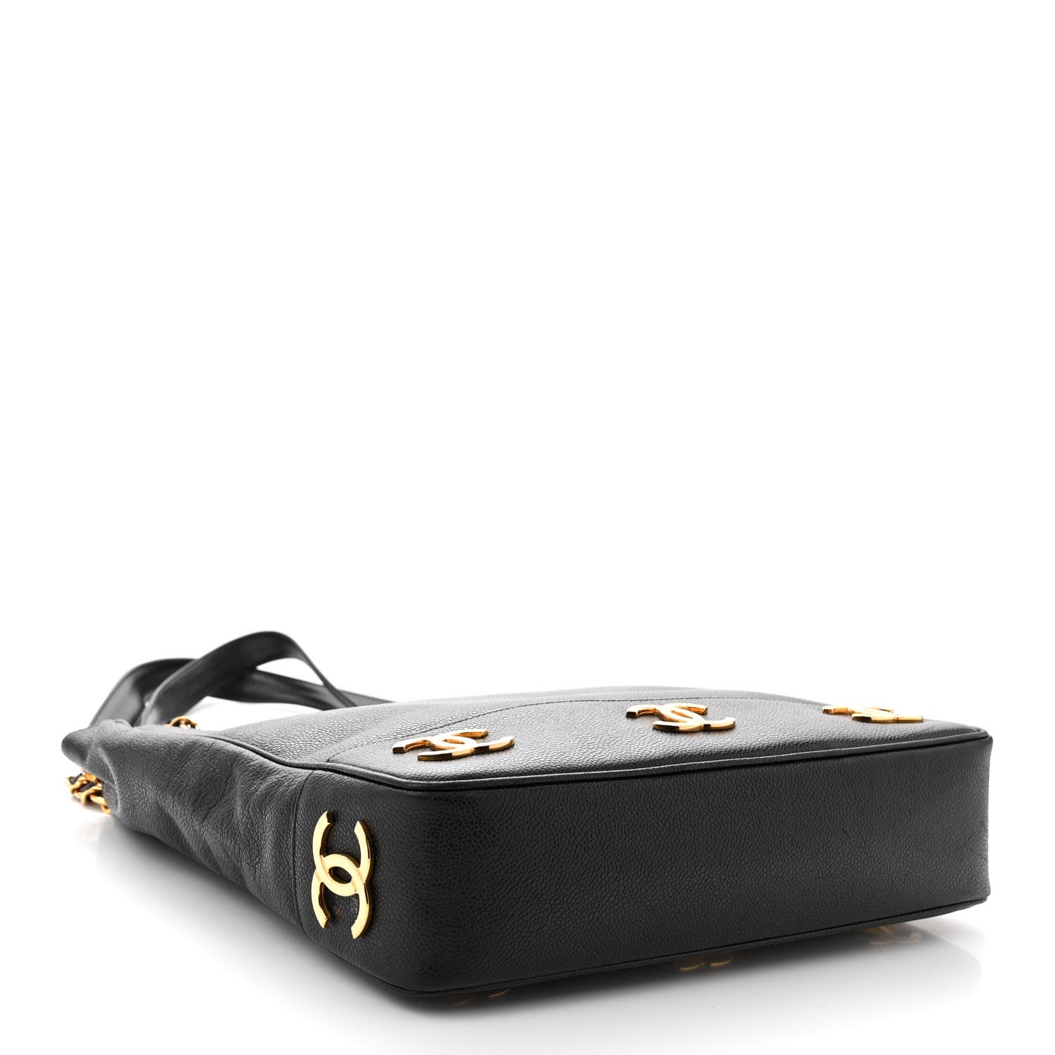 Chanel Caviar Shoulder Bag Black 4 of 10