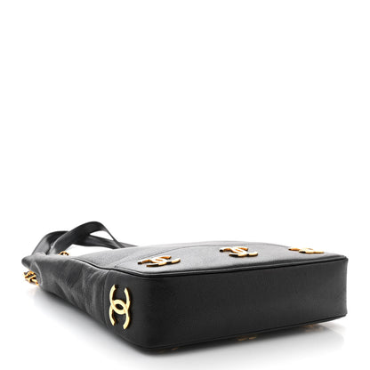 Chanel Caviar Shoulder Bag Black 4 of 10