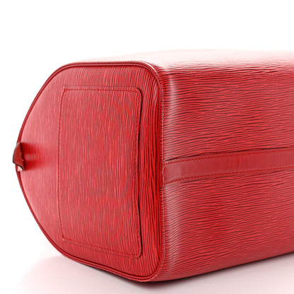 Louis Vuitton Epi Speedy 35 Castillan Red 8 of 9