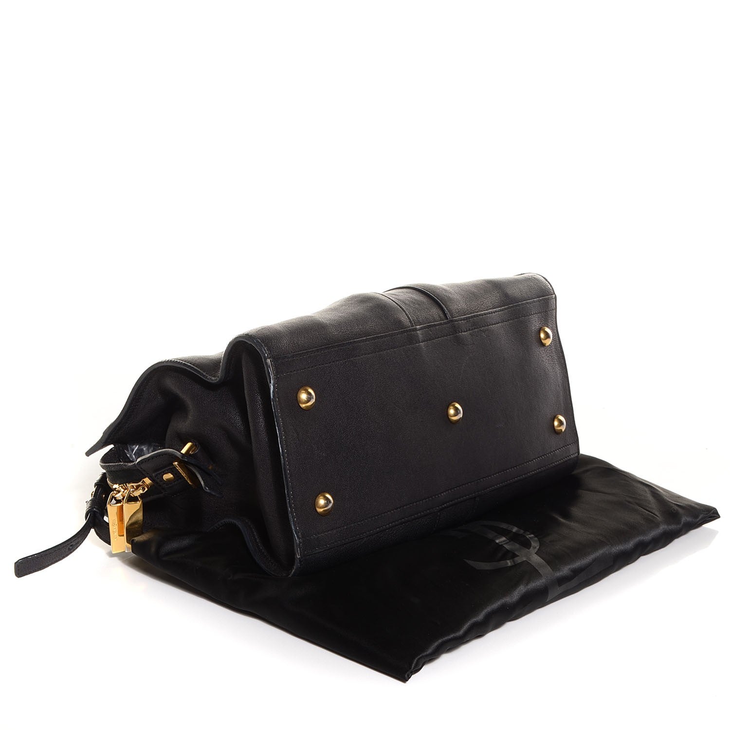 Saint Laurent Sheepskin Small Cabas ChYc Black 4 of 8