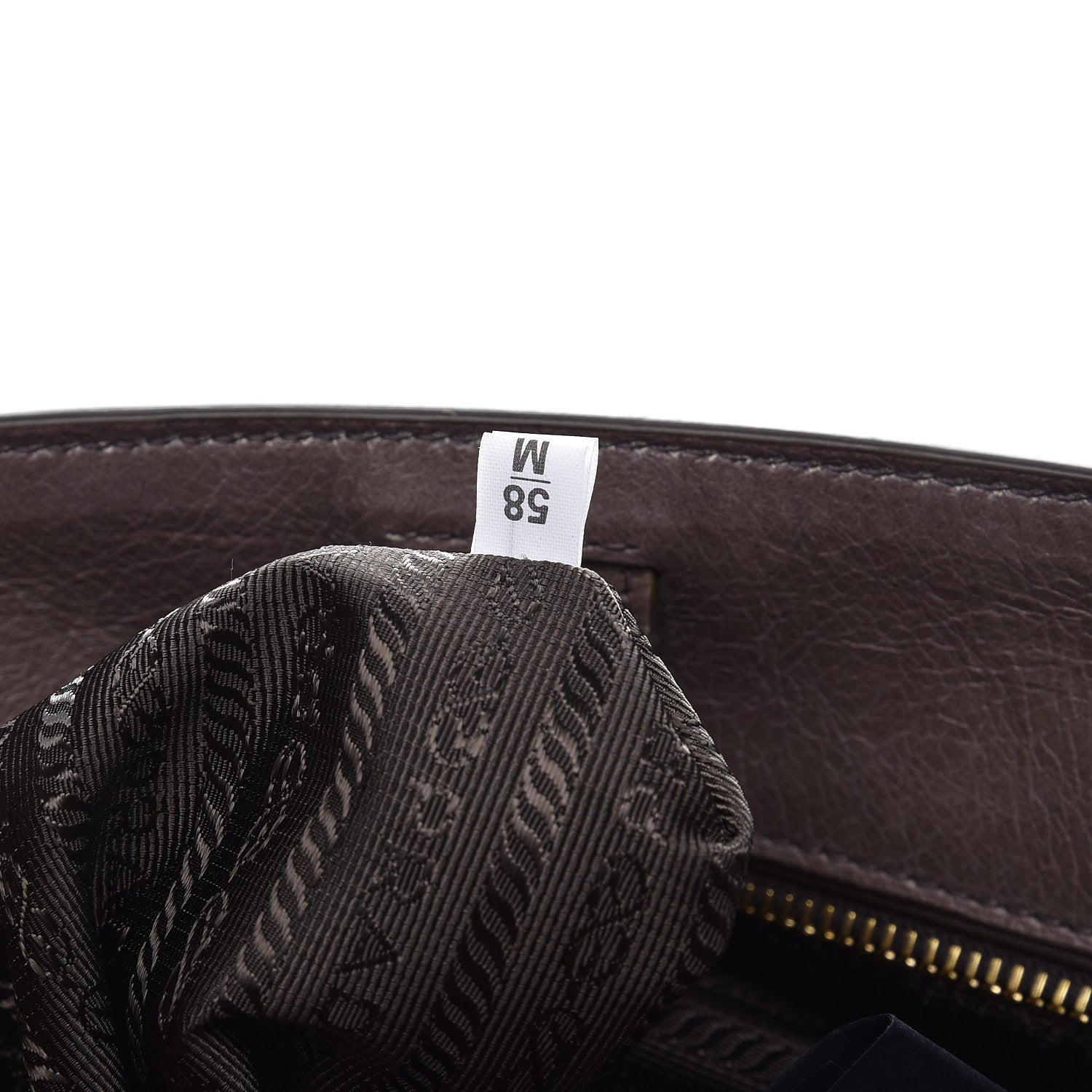 Prada Vitello Shine Top Handle Bag Fumo 9 of 11