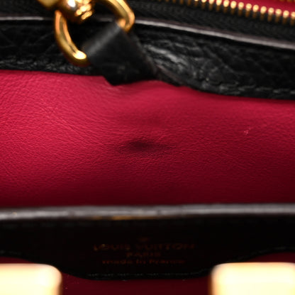 Louis Vuitton Taurillon Capucines BB Black 14 of 14