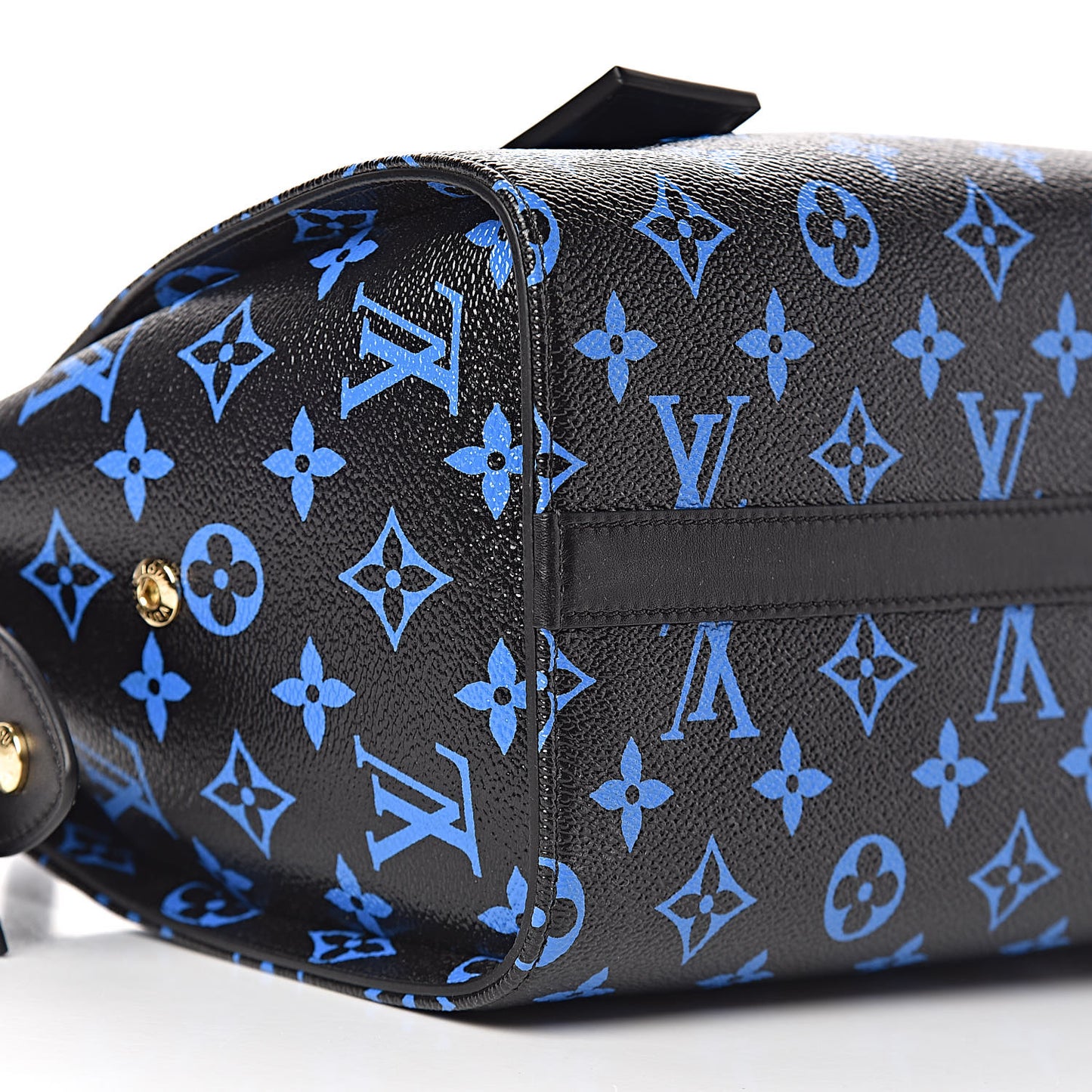 Colored Monogram Speedy Amazon PM Blue Black