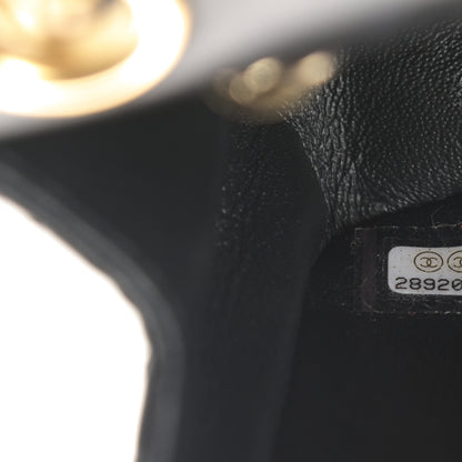 Chanel Aged Calfskin Quilted 2.55 Reissue Mini Flap Black 7 of 11