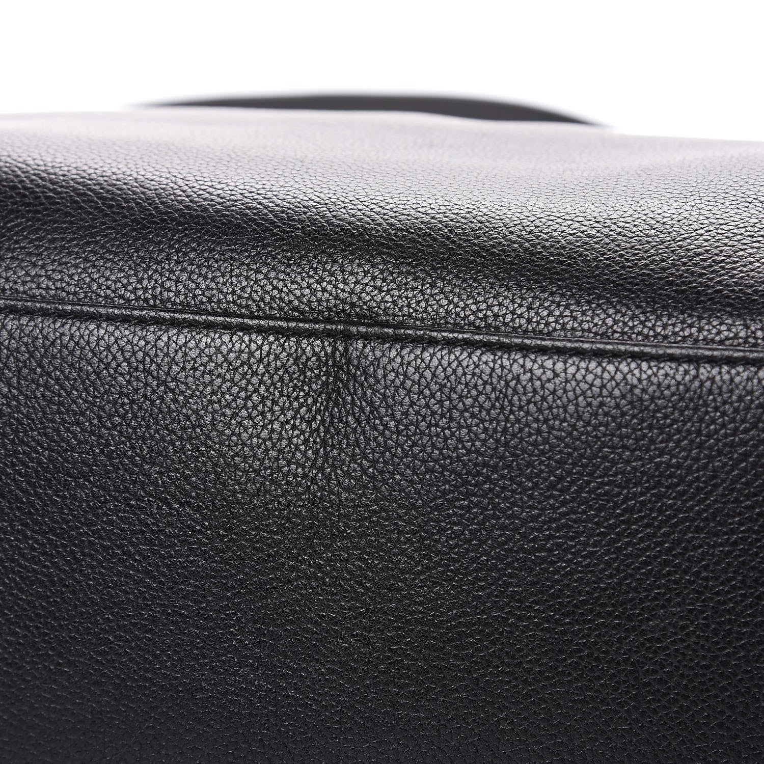 Chanel Calfskin Cerf Executive Shopper Tote Black 12 of 18