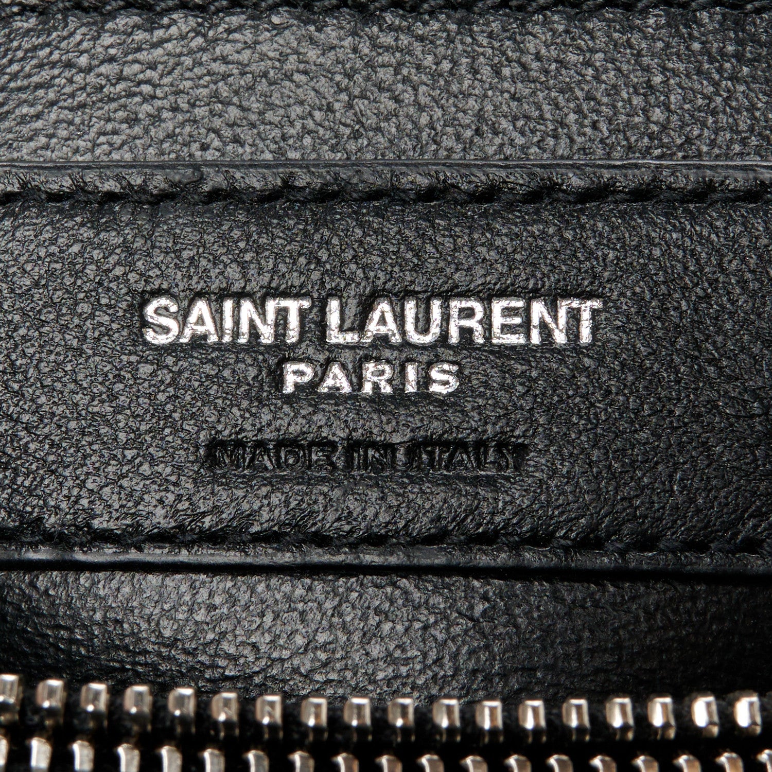 Saint Laurent Calfskin Y Quilted Monogram Small Loulou Chain Satchel Black 7 of 12