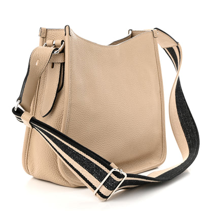 Prada Vitello Daino Soft Hobo Messenger Bag Sabbia 3 of 12