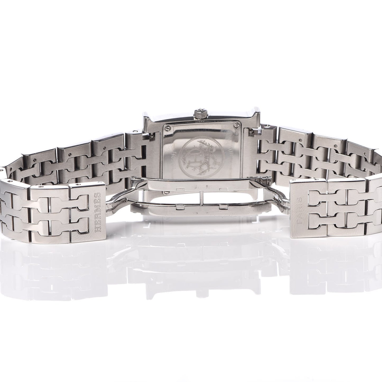 Stainless Steel 21mm Heure H Hour Quartz Watch Black