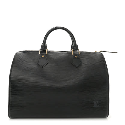 Louis Vuitton Epi Speedy 30 Black 1 of 12