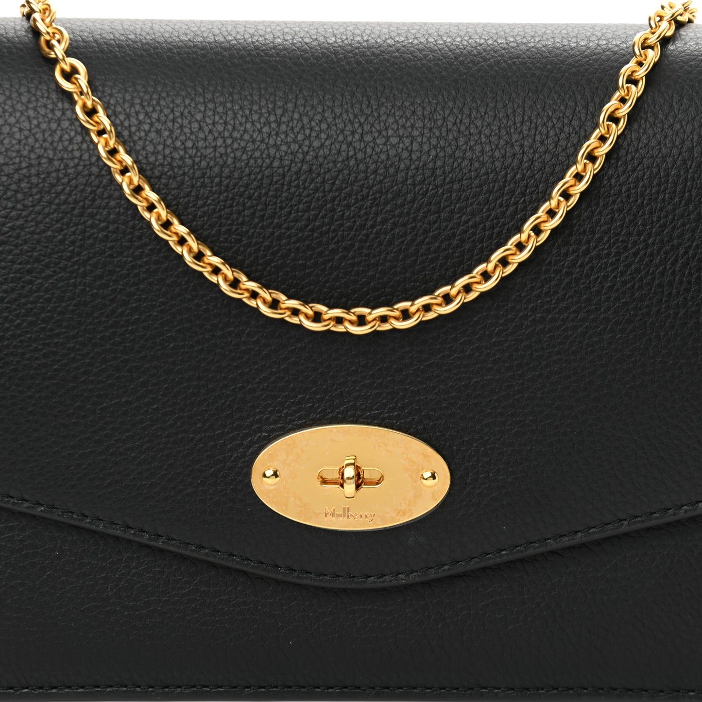 Small Classic Grain Calfskin Medium Darley Black