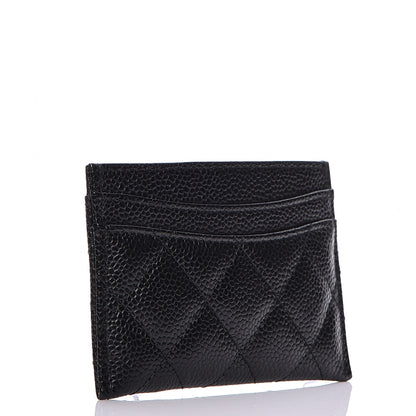 Chanel Caviar Quilted Card Holder Black 3 of 7