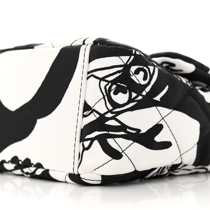 Chanel Canvas Printed Deer Coco Mini Single Flap Gray Black 11 of 12