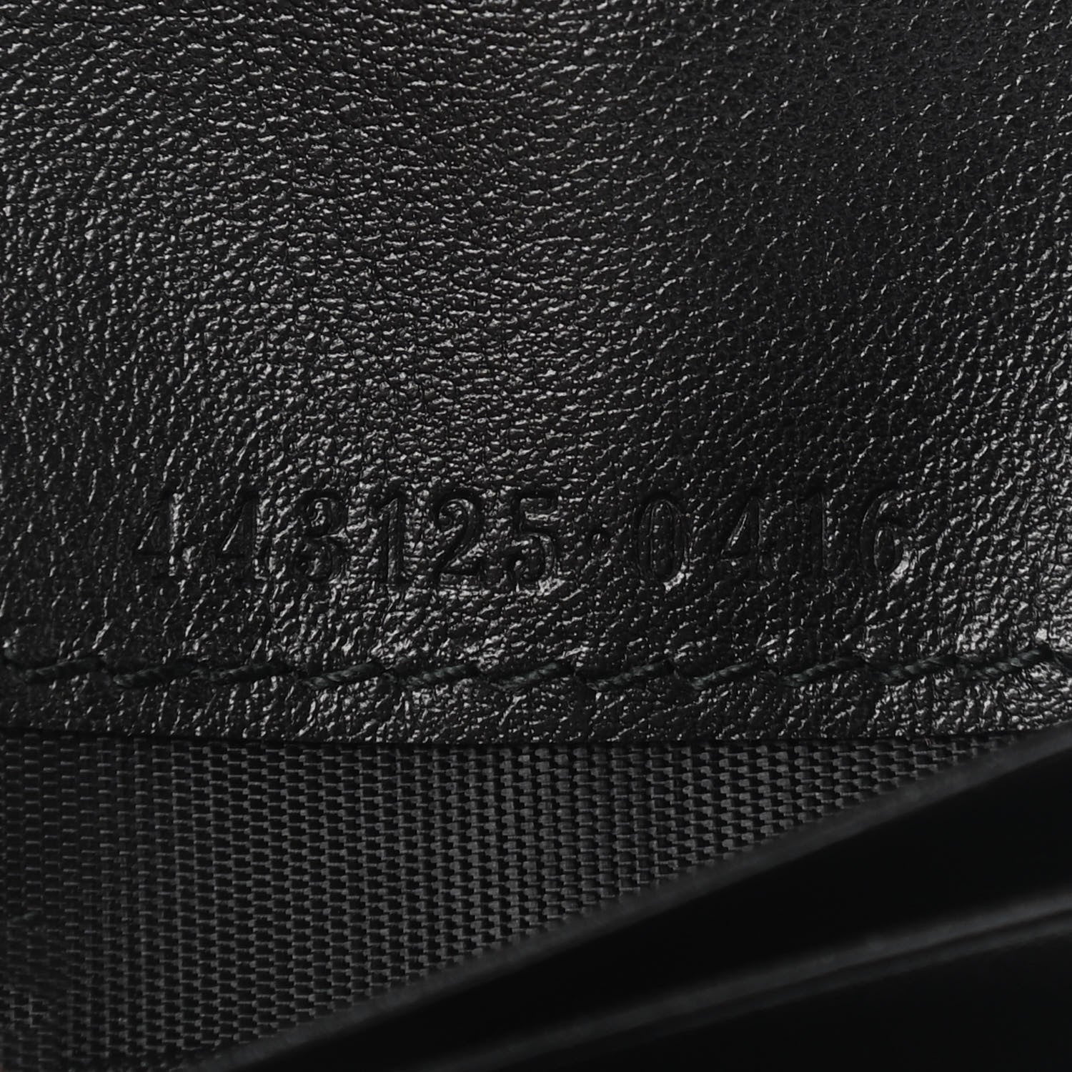 Gucci Calfskin Matelasse GG Marmont Card Case Black White 7 of 7
