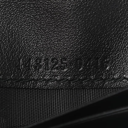 Gucci Calfskin Matelasse GG Marmont Card Case Black White 7 of 7