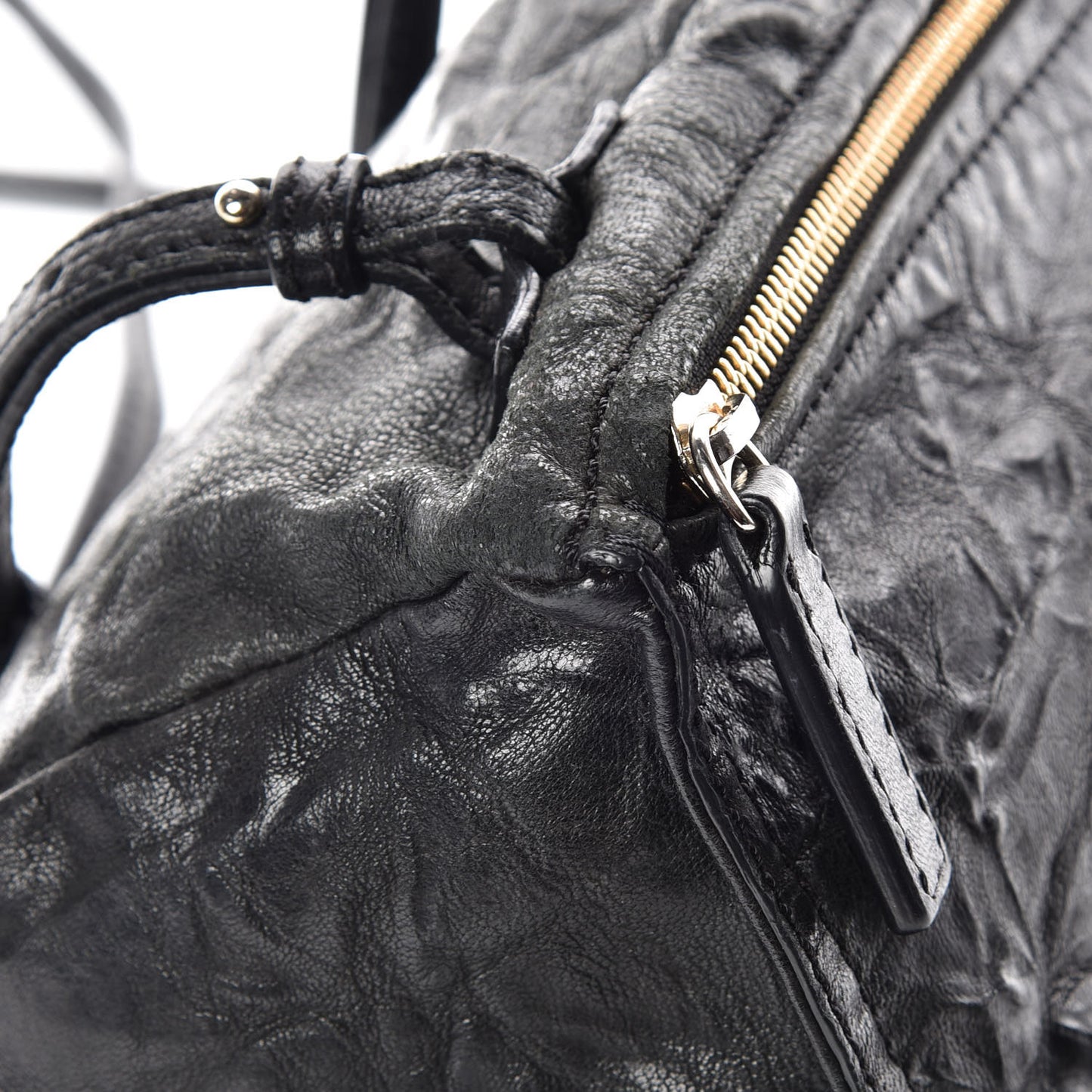 Tumbled Sheepskin Mini Pandora Black