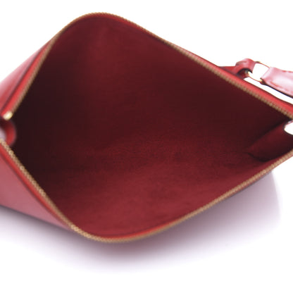 Louis Vuitton Epi Pochette Accessories 24 Castillan Red 4 of 9
