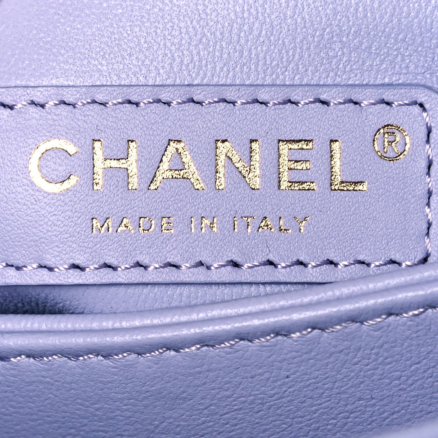 Caviar Quilted Mini Coco Handle Flap Light Purple