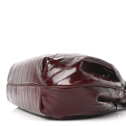 Fendi Inlaid Hagfish Pequin Small Spy Wine 10 of 11