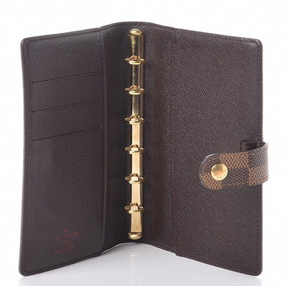 Louis Vuitton Damier Ebene Small Ring Agenda Cover 5 of 7