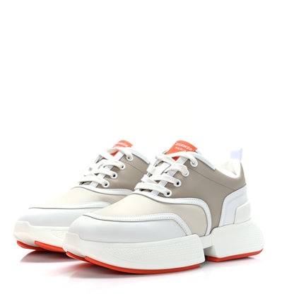 Hermes Calfskin Womens Giga Sneakers 37 Multicolor White Gomma 3 of 9