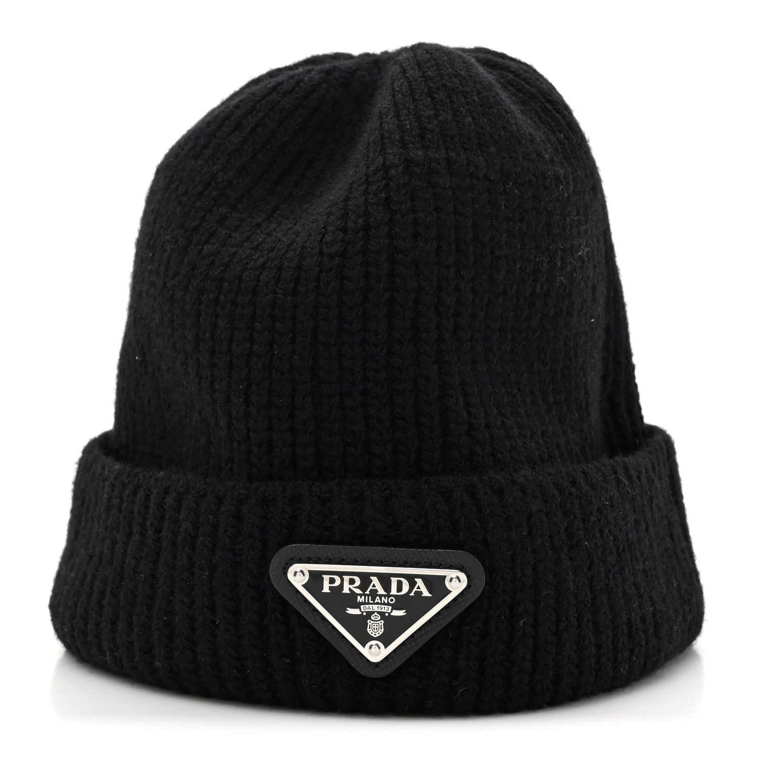 帽子 PRADA beanie archive Prada Wool Cashmere Beanie Hat L Black 1580701 – FASHIONPHILE