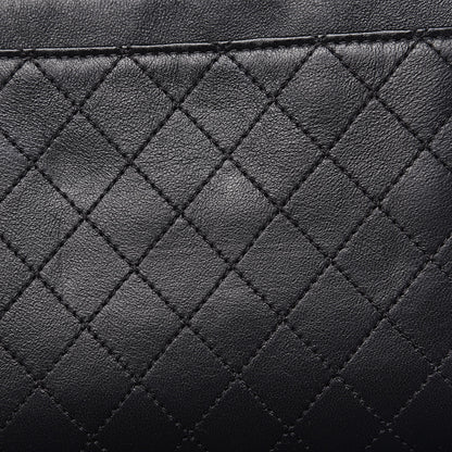 Chanel Caviar Quilted Large CC Filigree Vanity Case Navy Black 11 of 16