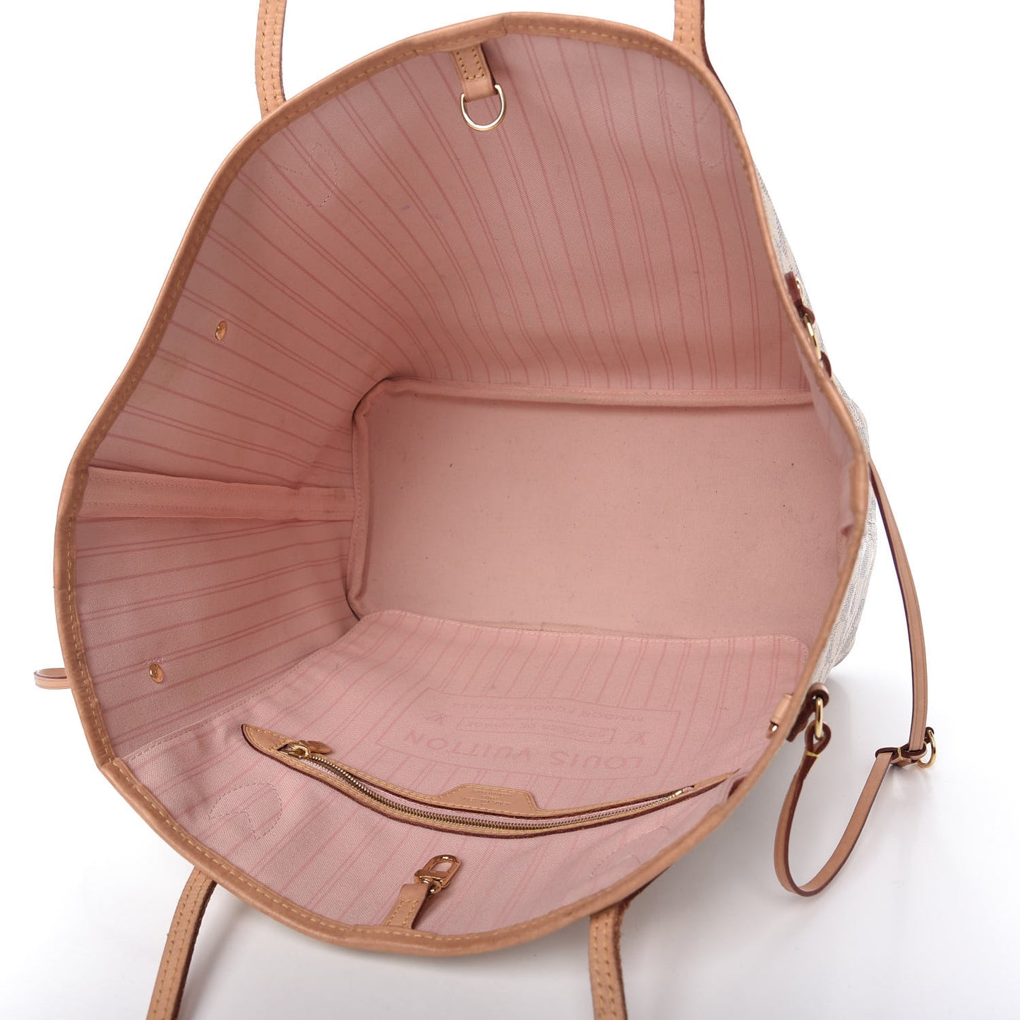 Damier Azur Neo Neverfull MM Rose Ballerine