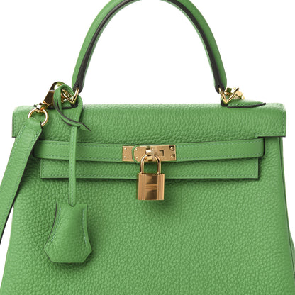 Hermes Togo Kelly Retourne 25 Bambou 11 of 12