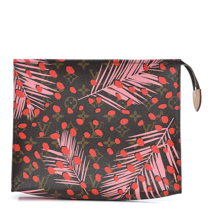 Louis Vuitton Monogram Jungle Dots Toiletry Pouch 26 Sugar Pink Poppy 1 of 9