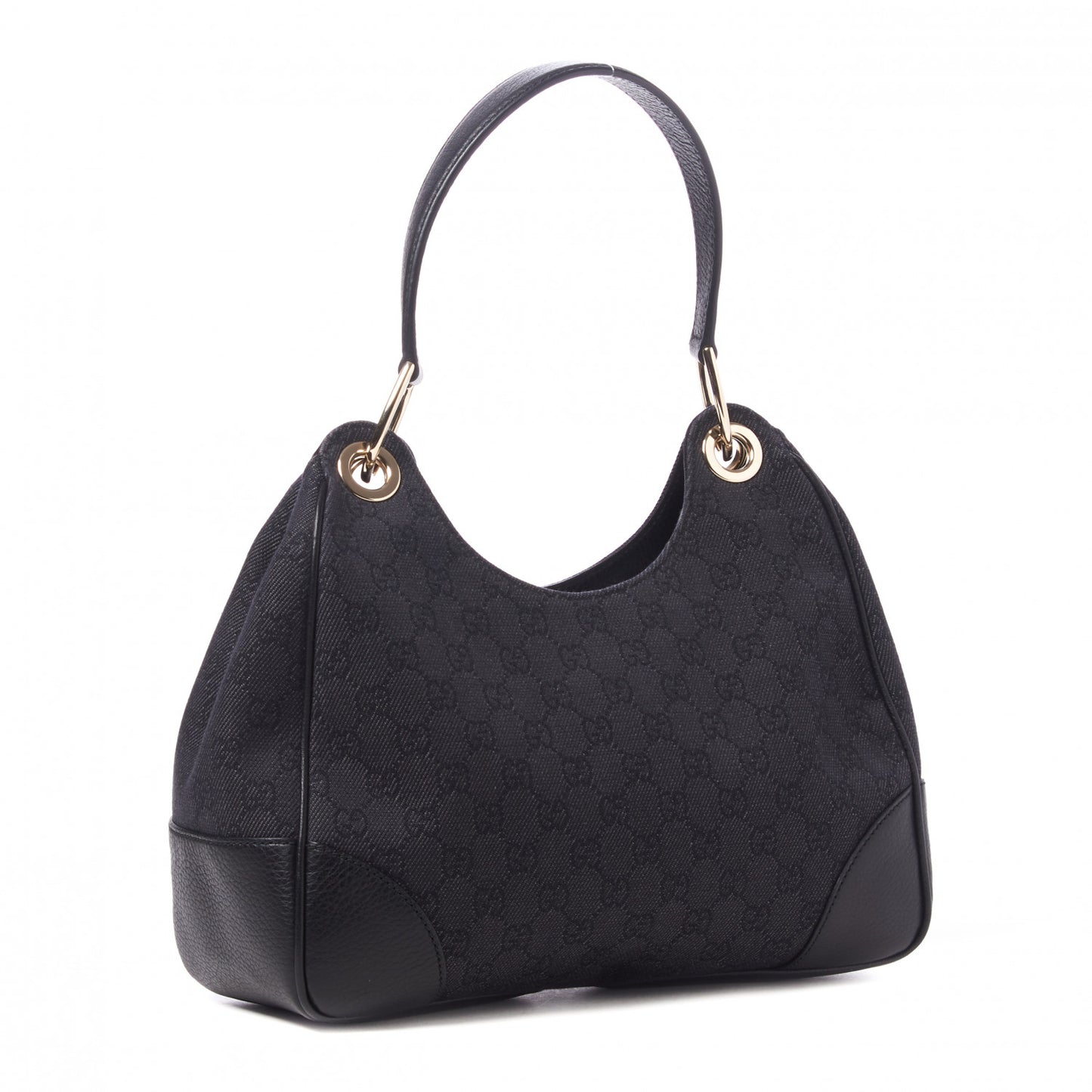 Monogram Hobo Black