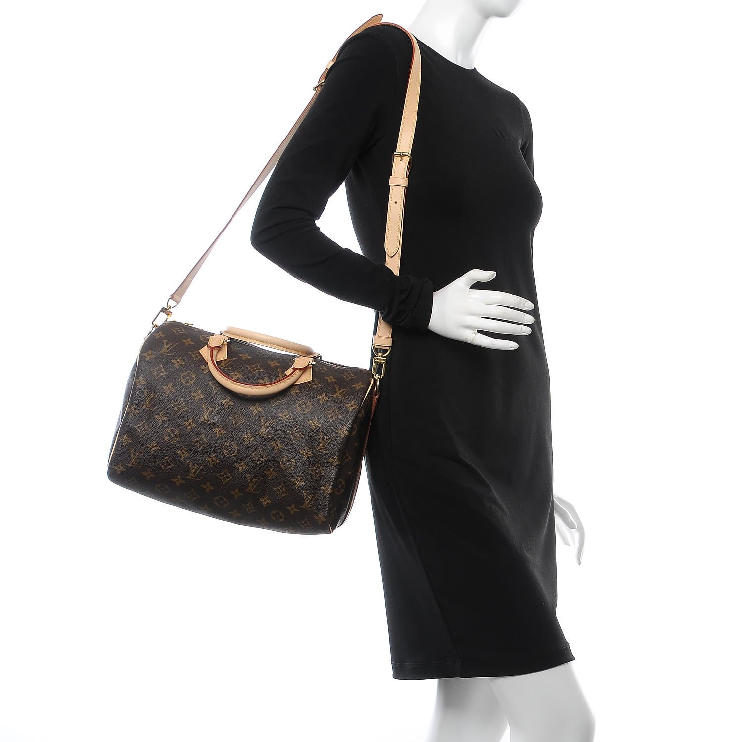 Louis Vuitton Monogram Speedy Bandouliere 30 3 of 9