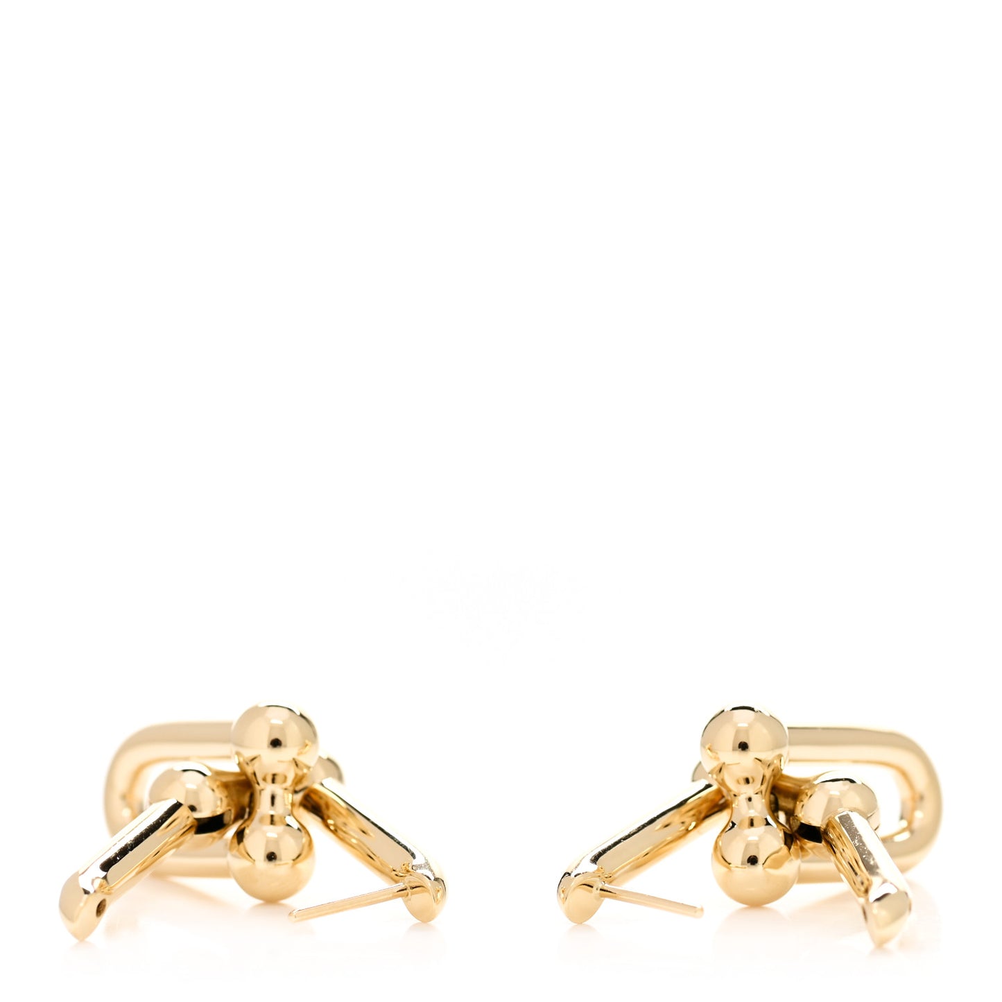 18K Yellow Gold Large HardWear Link Earrings