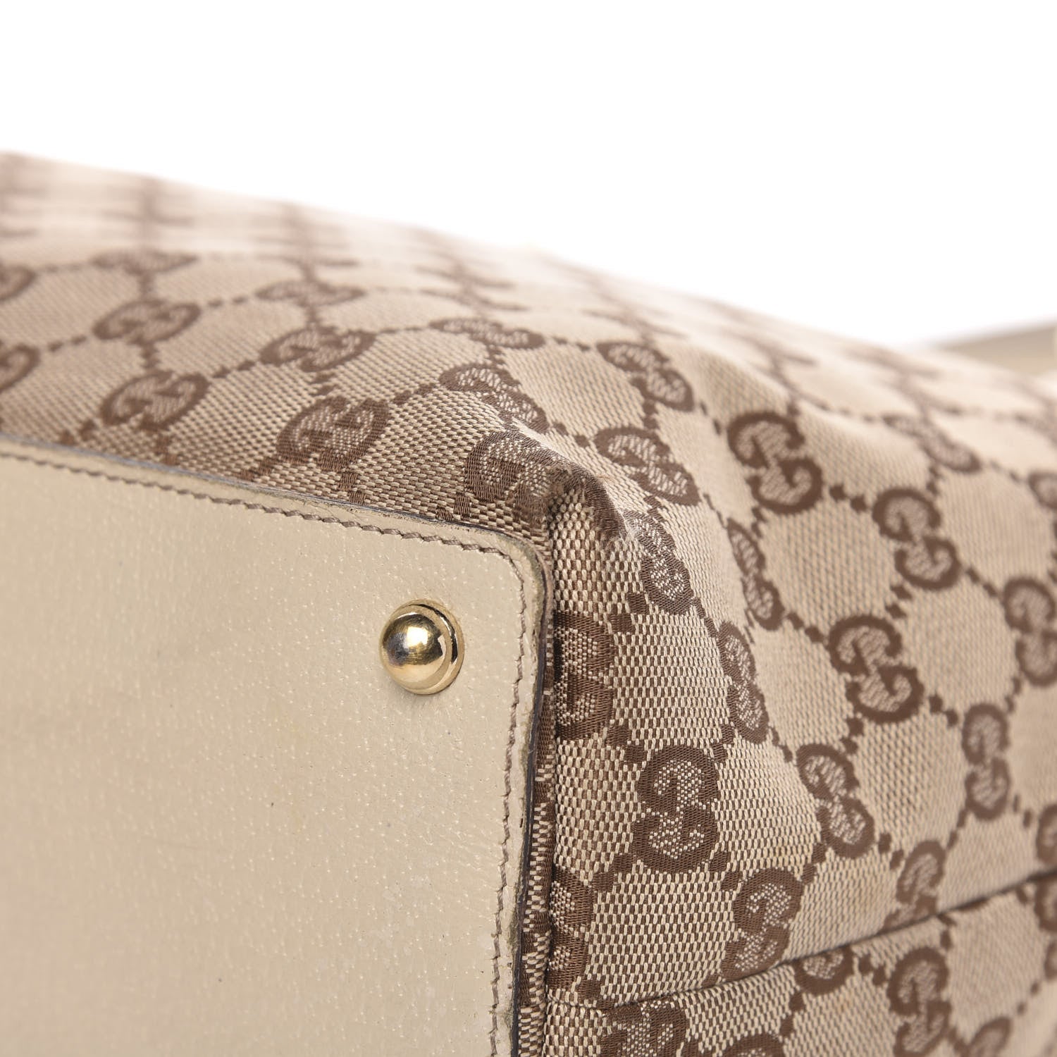 Gucci Monogram Eclipse Tote Beige 16 of 19
