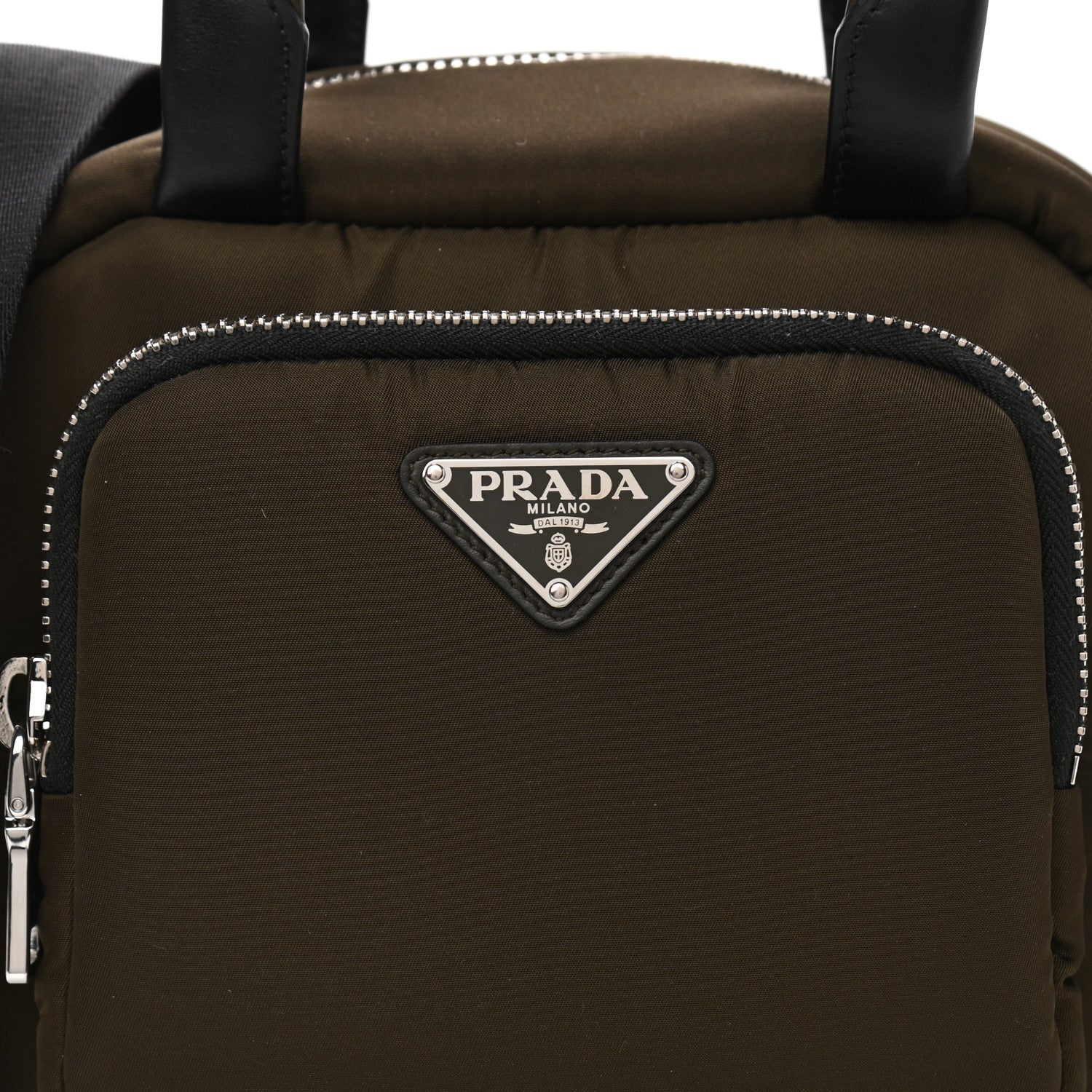 Prada Tessuto Nylon Pocket Top Handle Cargo Bag Mimetico Black 8 of 10