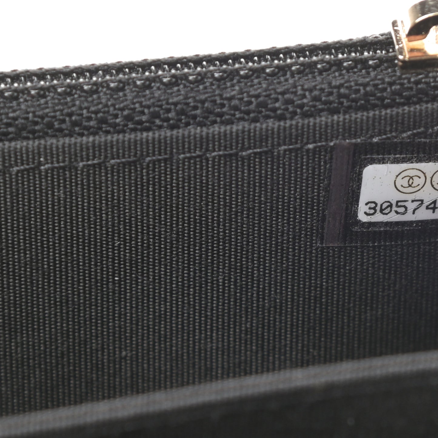 Lambskin Quilted Mini Trendy CC Wallet On Chain WOC Black