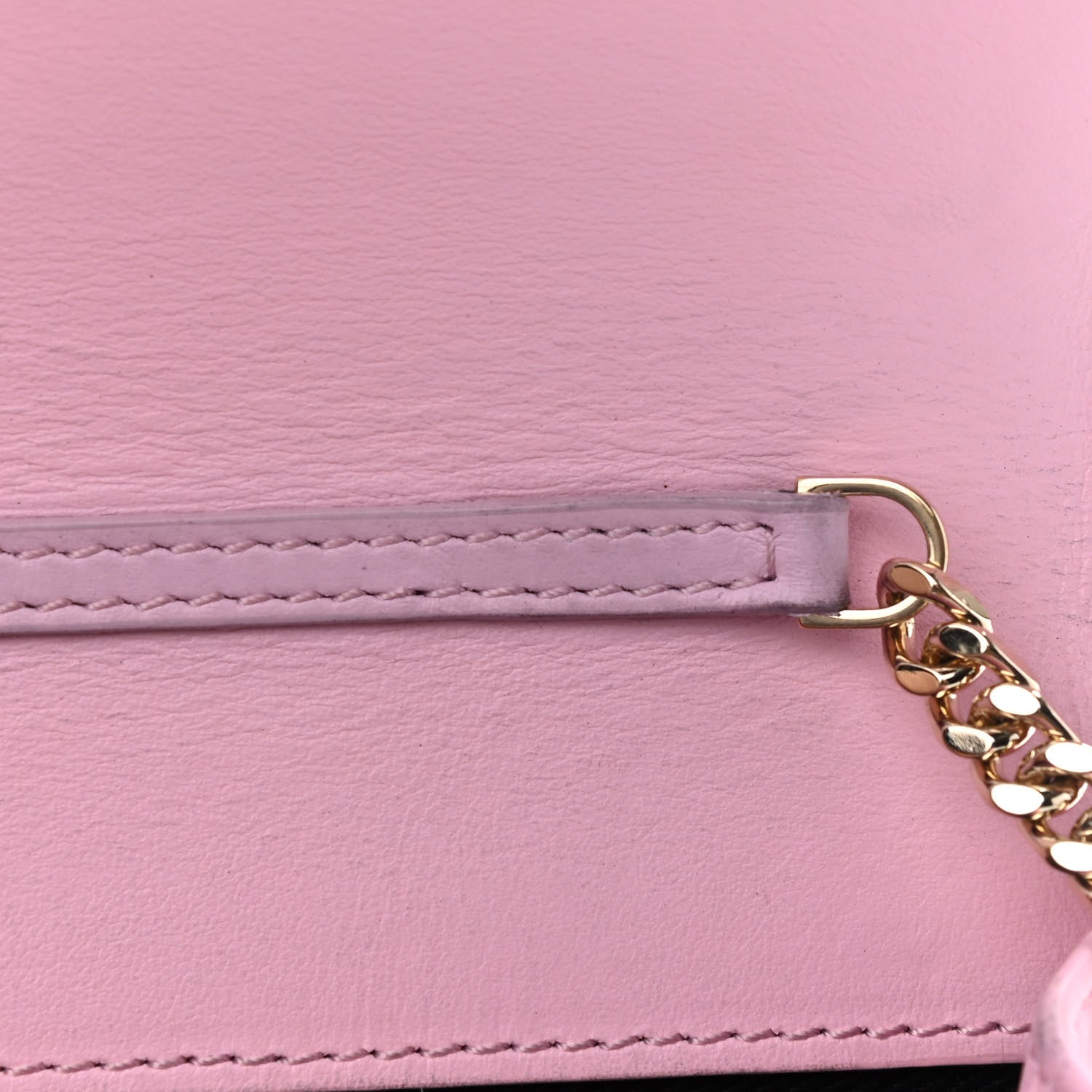 Versace Vitello Crystal Palazzo Evening Bag Pink 7 of 12