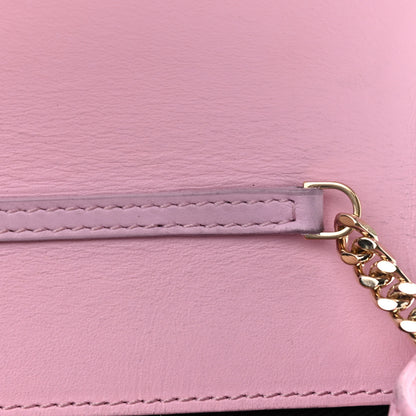 Versace Vitello Crystal Palazzo Evening Bag Pink 7 of 12