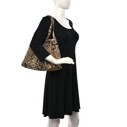 Gucci Snakeskin Medium Britt Tote 2 of 11