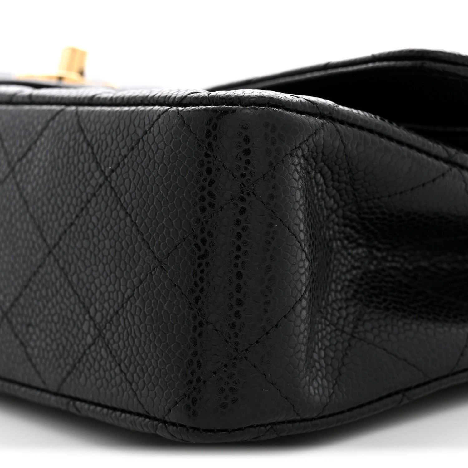 Chanel Caviar Quilted Medium Double Flap Black 10 of 11