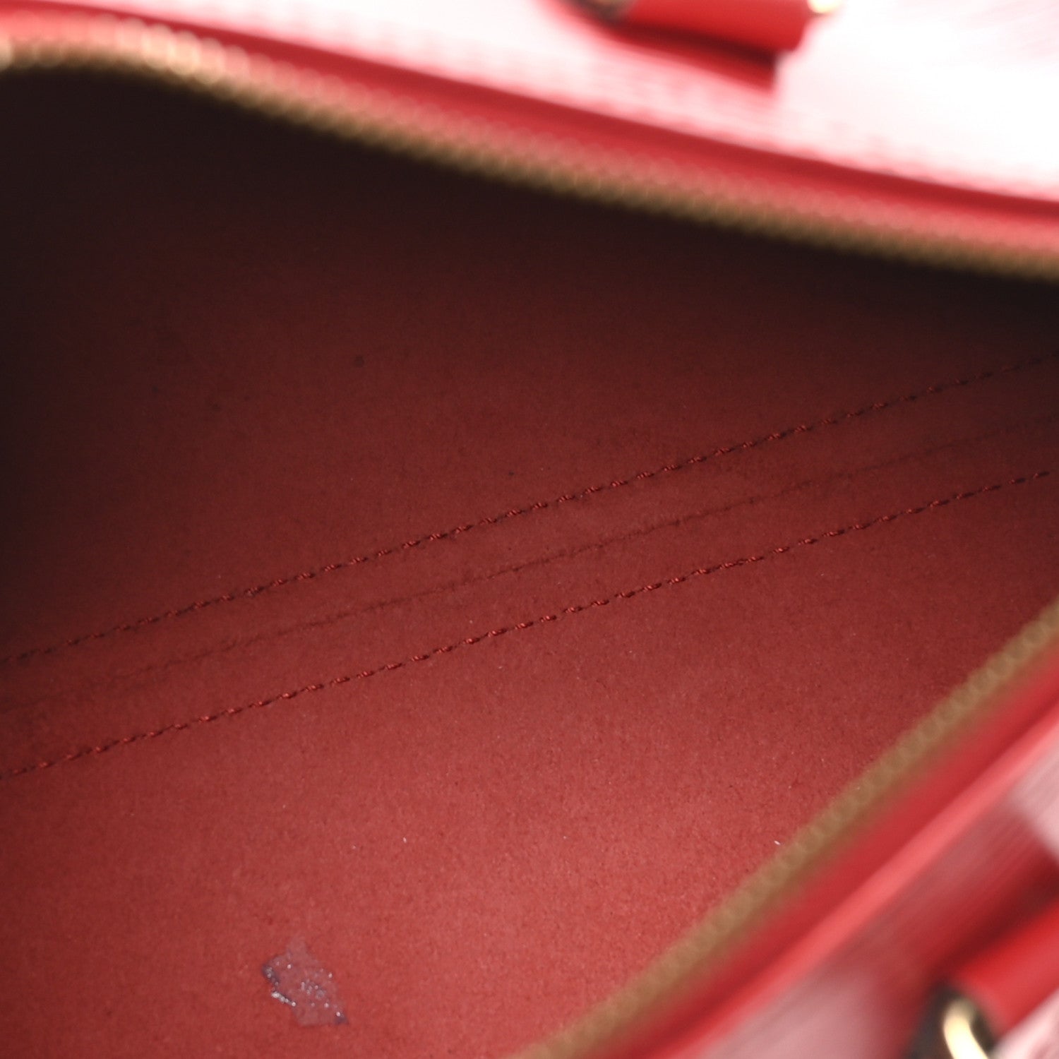 Louis Vuitton Epi Speedy 25 Castillan Red 5 of 10