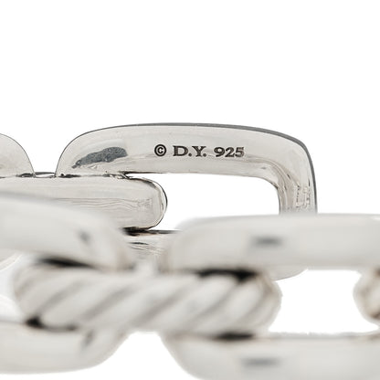 David Yurman Sterling Silver 14mm Wellesley Link Cuff Bracelet 3 of 3
