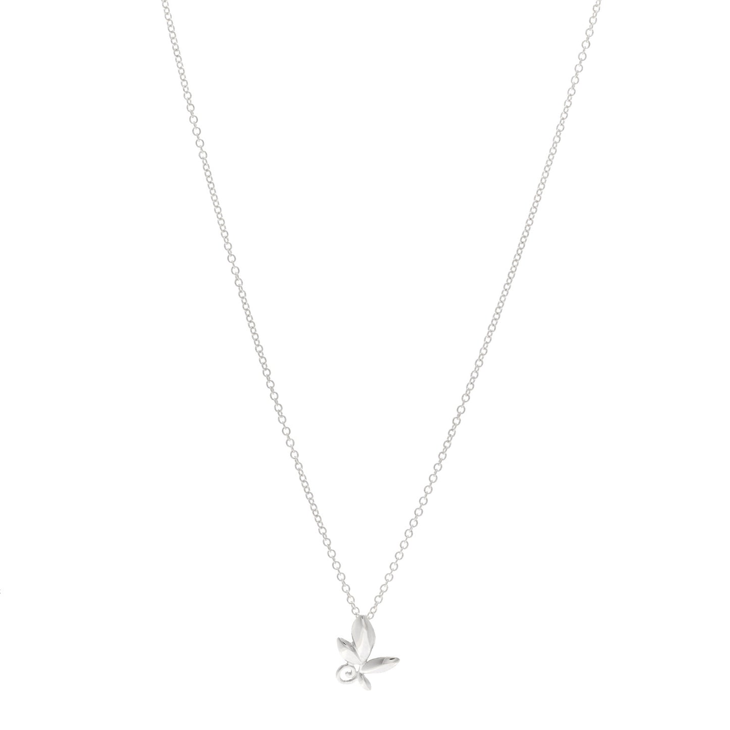 Sterling Silver Paloma Picasso Olive Leaf Pendant Necklace