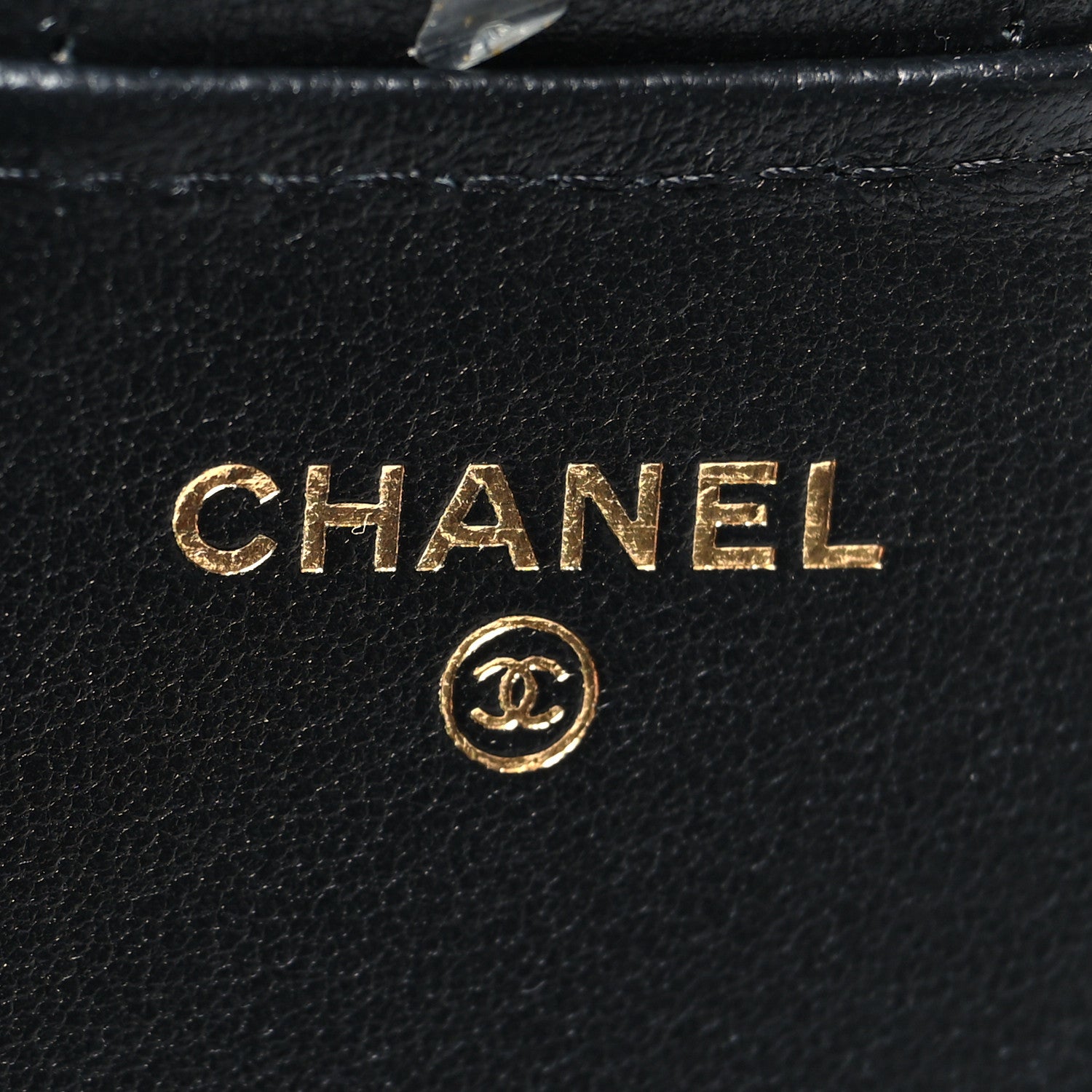 Chanel Lambskin Quilted Flap Phone Holder With Chain Black 6 of 12