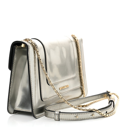 Bulgari Metallic Serpenti Forever Small Shoulder Bag Silver 4 of 11